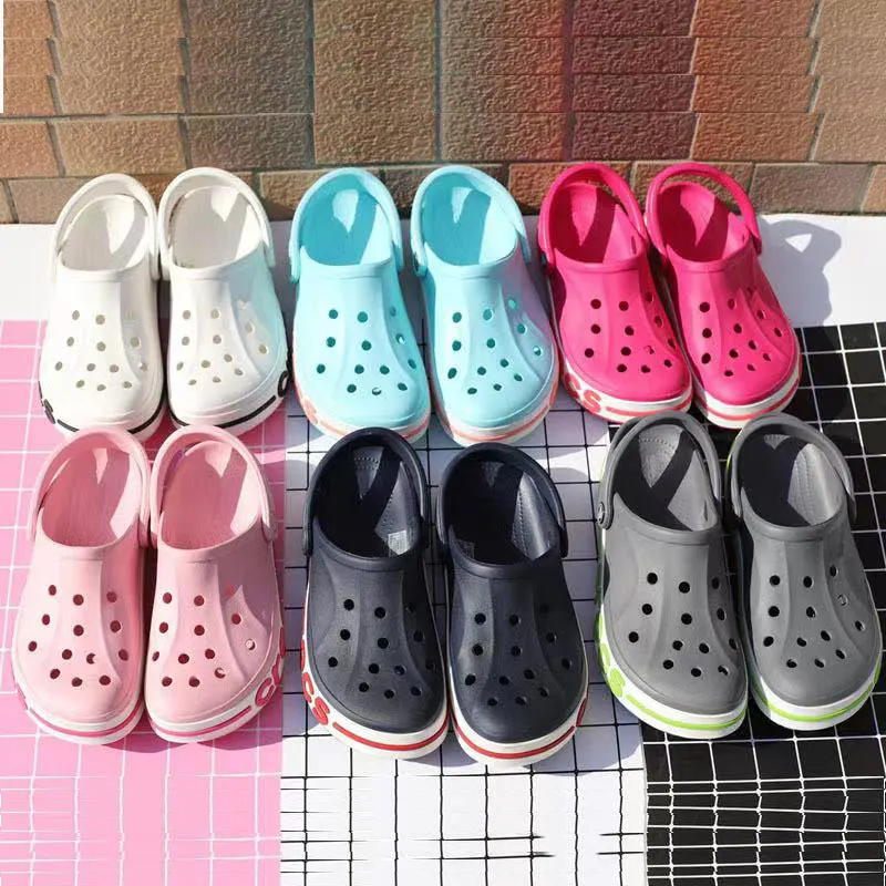 High Quality PU Shoes Women Clog Shoe Flip Flop Classic Clogs Hole Sandals Slippers