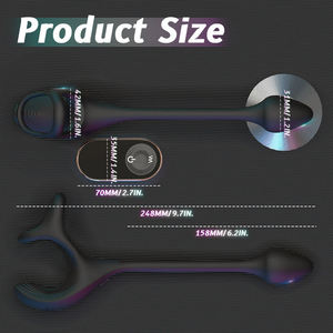 Anillo Vibrador 3 en 1 Multifunción, Nuevo Anillo Vibrador para Retrasar la Eyaculación, Juguetes Sexuales Anales Vibradores al por Mayor, Anillo para Pene, Juguetes Sexuales para Hombres - Product Image 6