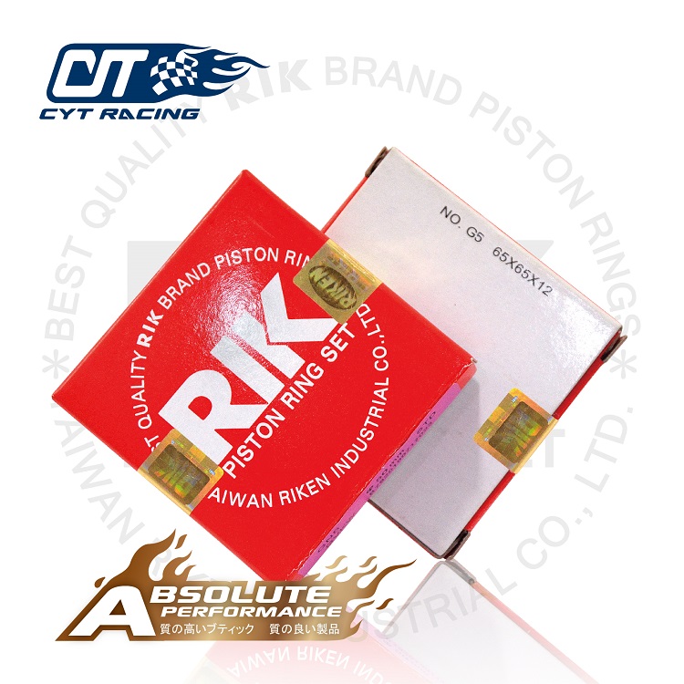 Отличное износостойкое поршневое кольцо RIKEN GN5 50 мм (0,75 мм) для мотоцикла