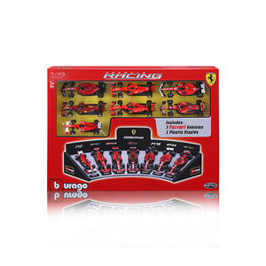 2026-06 Set di 7 Modellini di Auto da Corsa Formula <span class=keywords><strong>1</strong></span> <span class=keywords><strong>F1</strong></span> in Scala <span class=keywords><strong>1</strong></span>:43 (con Casco) Modello in Lega di Simulazione 4 #   81 # - Product Image 1