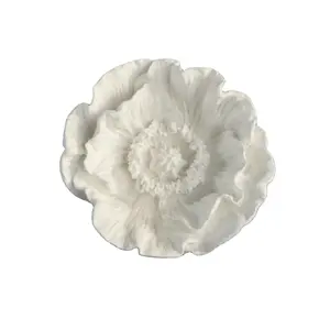 white poppies flower - shaped ceramic automobile air - conditioner air - outlet clamp fragrance other automotive