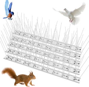 Piques <span class=keywords><strong>anti</strong></span>-oiseaux écologiques en acier inoxydable, répulsif <span class=keywords><strong>anti</strong></span>-pigeons, piques solides pour le contrôle des nuisibles - Product Image 3
