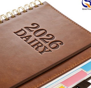 Carnet de notes en cuir personnalisé de haute <span class=keywords><strong>qualité</strong></span> pour les petites entreprises, personnalisation par le fabricant - Product Image 1