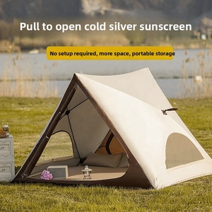 Carpa de Playa Portátil para Acampar al Aire Libre, de Una Habitación, para las Cuatro Estaciones, Totalmente Automática, de Apertura Rápida, con Protección Solar, de Tela Oxford Impermeable - Product Image 2