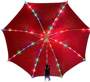 Vente en gros parapluies <span class=keywords><strong>lumineux</strong></span> à LED avec fibre optique lumineuse pour les mariages - Product Image 6
