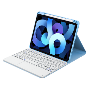 Bao Da Đẹp Thoải Mái Vải Trường Hợp Bàn Phím Cho <span class=keywords><strong>Ipad</strong></span> Pro11 Air4 10 9 Với Cảm Ứng Pad Chức Năng Bàn Phím Trường Hợp Và Khe Cắm Bút - Product Image 2