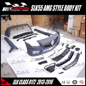 Haute qualité SLK55 Bodykit <span class=keywords><strong>AM</strong></span> G Style SLK55 jupes latérales de pare-chocs avant pour R172 Style 2013-2016 ans - Product Image 4