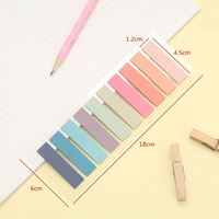 2 Estilos, 6 Paquetes de Etiquetas Adhesivas Transparentes e Impermeables de PET para Índice, Marcadores de Páginas, Notas Adhesivas, Clasificación de Archivos, Pegatinas para Planificador