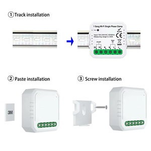 Medidor de Energía Bidireccional Inteligente WiFi Tuya con Pinza Amperimétrica de 80A, Monofásico, para Monitoreo de Energía Solar Fotovoltaica, Estadísticas de Energía en Tiempo Real a través de la Aplicación - Product Image 6