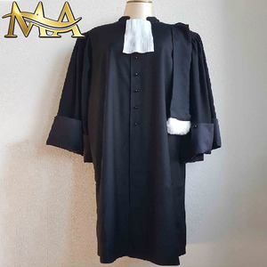 Túnica de Juez Negra, Túnica de Abogado, Vestimenta Judicial, Túnica de Magistrado - Product Image 1