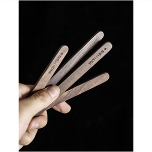 Sheli Home Wooden <b>Coffee</b> Stirrers Long Handle Flat Solid Color <b>Spoon</b> For <b>Coffee</b> Tea Dessert Stirring - Product Image 2