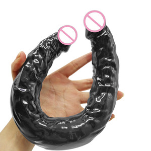 ビッグアナルコック女性ブラックホースカップルマンディンゴダブルエンドディルド - Product Image 1