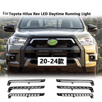 Feux antibrouillard et feux de jour à LED avec éclairage dynamique à démarrage progressif et clignotants séquentiels, lampe de pare-chocs avant pour Toyota Hilux 2020-2024