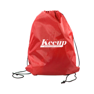 Customized Logo 210D Polyester Drawstring Backpack Marathon Gym Traveling Sports Bags Drawstring Gift Backpack Bag