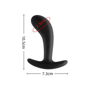 Plugue anal de silicone para mulheres e homens, conjunto de 3 peças de tamanho diferente, brinquedo erótico confortável e vestível - Product Image 3