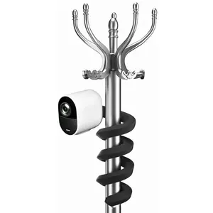 Support de caméra IP en silicone flexible blanc plus long avec support de tige de berceau sans trou pour bureau ou <span class=keywords><strong>lit</strong></span> - Product Image 4