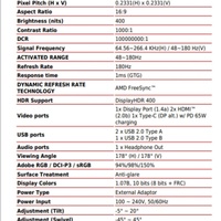 Monitor MSI kualitas baik Pc M-AG 274QRF QD E2 Gaming Monitor