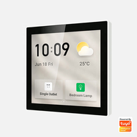 Nouveau panneau de commande central à écran tactile intelligent Tuya Wifi Commande vocale Alexa Passerelle ZigBee intégrée