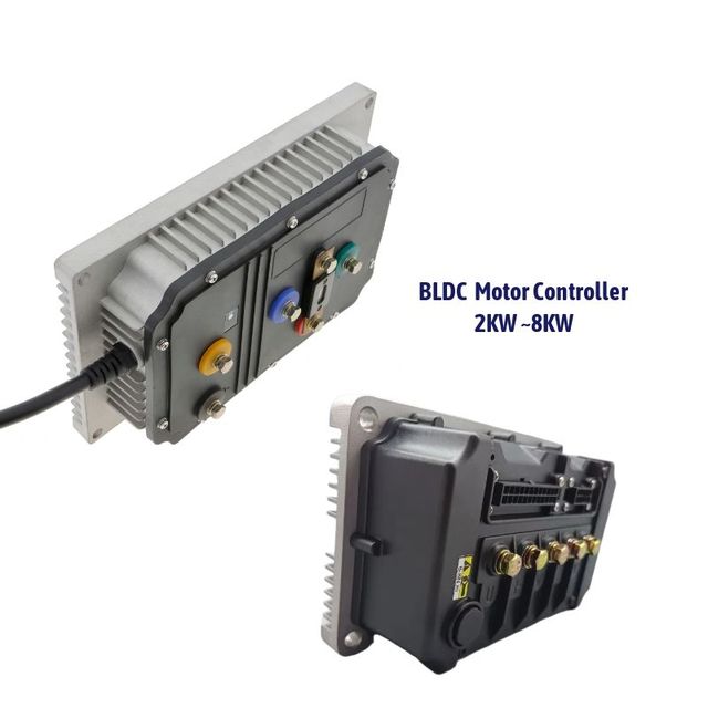 High Power Stable Operation 48V 72V 4000W 6000W 8000W Brushless DC Motor Controller Driver IP65 CAN Potentiometer