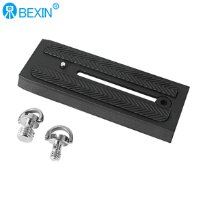 Accessoires pour appareil photo BEXIN Plaque d'adaptation de montage rapide pour appareil photo en aluminium de 120 mm pour tête de trépied hydraulique <span class=keywords><strong>Manfrotto</strong></span> 501 701 - Product Image 3