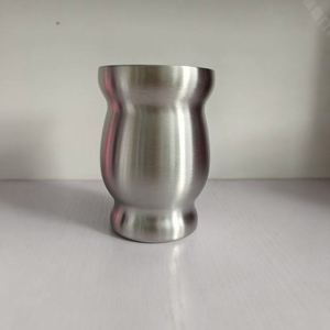 Custom Logo Available 8oz Curved Stainless Steel Tumbler Wholesale Gift <b>Mug</b> - Product Image 6