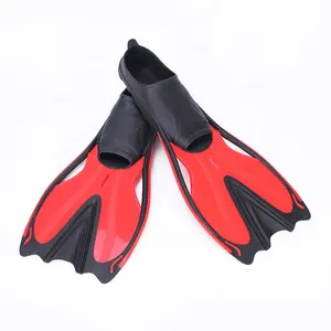 Factory Supply Deep Diving Blue Short Fins Snorkeling Swimming Flippers