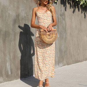 Novedad de 2025, ropa de verano para mujer, vestido Sexy de alta calidad, vestido elegante con tirantes y estampado ajustado para mujer - Product Image 5