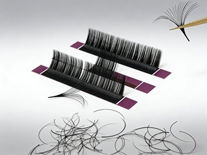 <b>Lash</b> Extensions Wholesale Premium Soft Silk <b>Lash</b> Extension Trays Matte Black <b>Volume</b> Cashmere Velvet <b>Lash</b> Extensions - Product Image 5