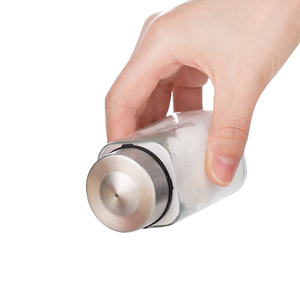 Nhà cung cấp bán buôn thép không gỉ nắp nhà bếp thủy tinh nhỏ gia vị lọ gia vị container gia vị chai Muối Dispenser - Product Image 2