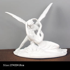 Westerse Sculptuur Naakt Beeld Van <span class=keywords><strong>Man</strong></span> En Vrouw Griekse Cupido En Psyche Beeld Sculptuur Engel Godin Standbeeld - Product Image 5