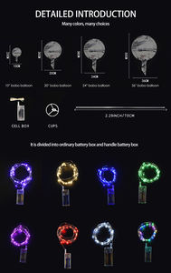 Globos Inflables Decorativos para Bodas, Globo BOBO con Luces LED, Decoración con Globos, Globos LED de Burbuja - Product Image 6