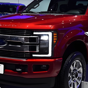 Montaje de faros automáticos LED de alta calidad para <span class=keywords><strong>Ford</strong></span> F250 2017-2019 100W lente de proyector dinámico 6000K lámparas delanteras actualización nuevo Coche - Product Image 4