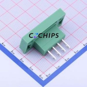 KF2EDGWB-5.0-4P Plug-in Terminal Block Through hole,P=5mm Connector Board-to-Board / Socket - Closed Screw Fixing 1x4P 5mm - Product Image 2