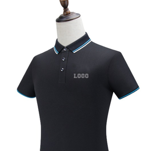 <span class=keywords><strong>Polo</strong></span> de golf pour homme en coton 100% imprimé en 3D, couleur unie, <span class=keywords><strong>poids</strong></span> lourd, uniforme - Product Image 4