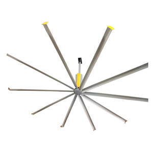 LONGWELL OEM industriale CE motore ventilatore da soffitto per palestra intelligente a basso consumo di energia telecomando in alluminio lama Hvls ventilatore - Product Image 4