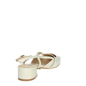 Ballerine da Donna Miabelle MB03 Crema con Punta Affusolata e Cinturino alla Caviglia - Product Image 3