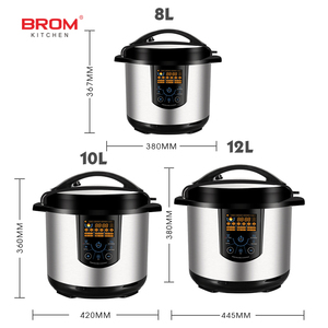 Cuisinière à pression électrique de 8 litres, grande capacité, en acier inoxydable, fabrication chinoise - Product Image 4