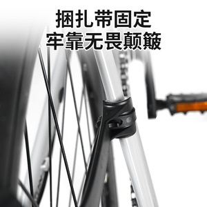 Guardabarros trasero para bicicleta Antuke, de fibra de carbono, ligero, plegable y ajustable para bicicletas de carretera y de montaña - Product Image 5