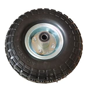 Neumático y Rueda de <span class=keywords><strong>10</strong></span> <span class=keywords><strong>Pulgadas</strong></span> 4.<span class=keywords><strong>10</strong></span>/3.50-4, Rueda de Espuma de Poliuretano <span class=keywords><strong>Antipinchazos</strong></span>, Rueda Sólida con Rodamientos de Bolas para Lavadora a Presión, Rueda de Carretilla Manual - Product Image 1