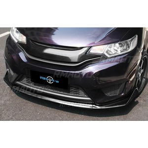 Kit de Carrocería para Honda Fit Jazz 2014-2017, Divisor de Parachoques Delantero, Estilo Fibra de Carbono, Protector de Parachoques Deportivo, Accesorios para Automóviles - Product Image 3