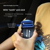 Clip de ceinture de sécurité de voiture ABS à 2 points, limiteur de boucle de ceinture de sécurité avec réglage fixe, accessoire intérieur de voiture