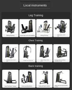 Set completo di macchine metalliche per l'allenamento della forza per funzioni di sicurezza per l'allenamento della forza - Product Image 4