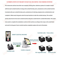 Distributeur de boissons mobile multi-bar, refroidisseur automatique de tequila à 8 bouteilles, refroidisseur de liqueur froide, machine à glaçons