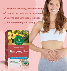 Té de Hierbas Jiangong, Suplemento Herbal, 20 Bolsitas de 2.5g Cada Una, Mezcla de Ingredientes Naturales: Hoja de Gordolobo, Baya de Vitex, Raíz de Jengibre - Product Image 3