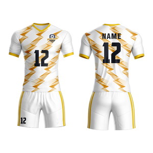 ROYals ชุดเสื้อฟุตบอลแบบปรับแต่งเองได้, ชุดเสื้อคอวีแห้งเร็วผ้าฝ้ายโพลีเอสเตอร์ระบายอากาศได้ดีเทคนิคการปักชื่อระเหิด - Product Image 2