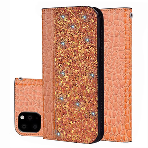 Nuova <span class=keywords><strong>Cover</strong></span> in Pelle PU con Glitter, Brillantini e Cristalli, con Slot per Carte, per <span class=keywords><strong>iPhone</strong></span> <span class=keywords><strong>11</strong></span> 12 13 14 15 16 17 Plus <span class=keywords><strong>Pro</strong></span> Max - Product Image 3