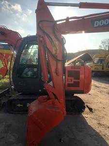 Doosan-Excavadora de orugas usada con motor de componentes básicos, engranaje de bomba PLC, 1 año de garantía para la venta - Product Image 6