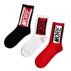 Compression custom logo sport crew socks for man