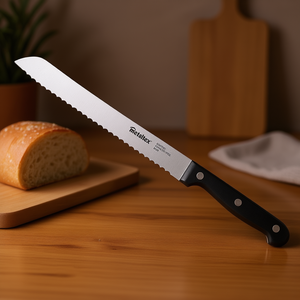 Cuchillo para Pan Metaltex de 20 cm, Cuchillo de Cocina de Acero Inoxidable con Hoja Dentada - Product Image 3