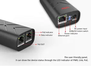 ONV OEM ईथरनेट PoE स्विच 48V के लिए डेस्कटॉप मिनी स्विच 3 पोर्ट poe ईथरनेट स्विच सीसीटीवी प्रणाली